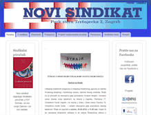 Tablet Screenshot of novisindikat.hr
